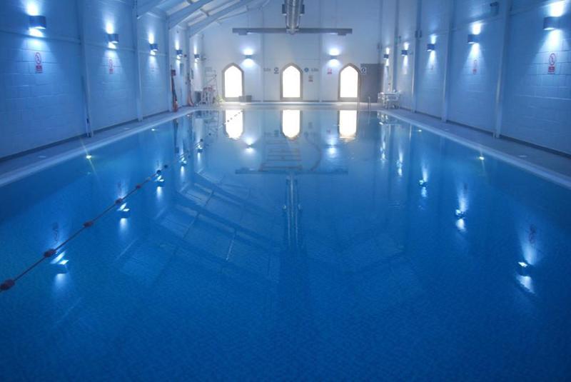 Indoor swimming pool at The Bay leisure centre