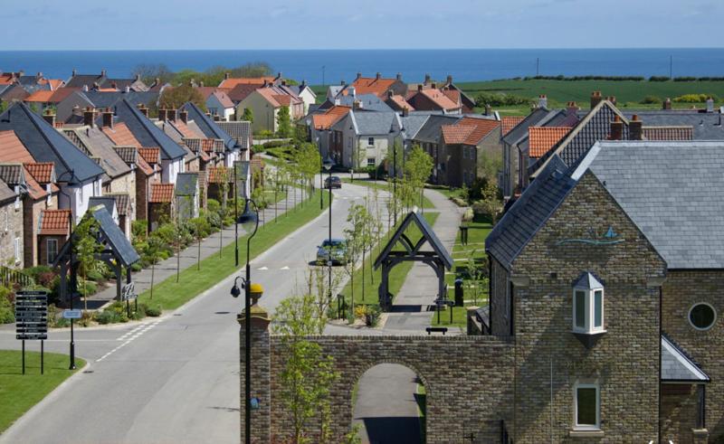 Houses at The Bay village, Filey